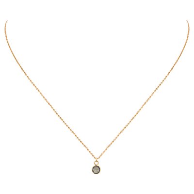 Collier moorea amethyste verte CAROLINE NAJMAN