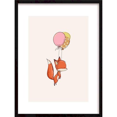 Tableau en bois, Bubble Dreams Renard RECOLLECTION