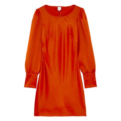 Robe Amael orange brûlé INES DE LA FRESSANGE PARIS
