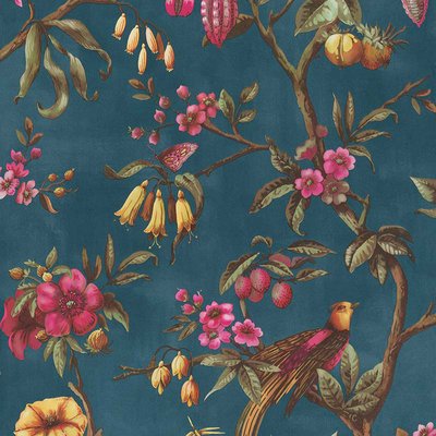 Papier peint LUTECE oiseau du paradis PARIS DE LUTECE A NOS JOURS