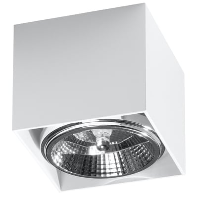 Plafonnier Aluminium Blanc GU10/ES111 1 Blake EDEN