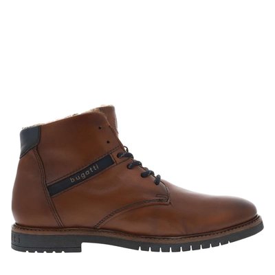 Bottines cuir talon plat BUGATTI