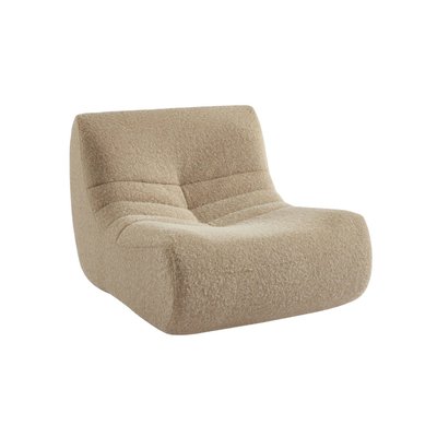Chauffeuse tissu effet alpaca 1 place SOKOL SWEEEK