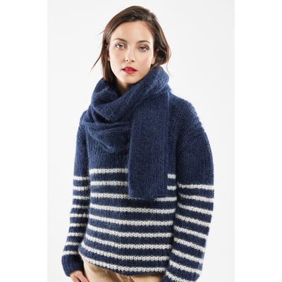 Écharpe Dean en mohair TERRE & MER
