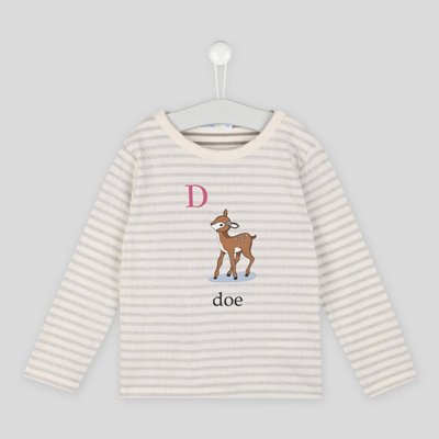 Tee shirt imprimé à manches longues BOUT'CHOU