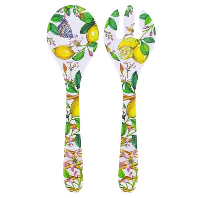 Couverts à salade Capri 33 cm LES JARDINS DE LA COMTESSE