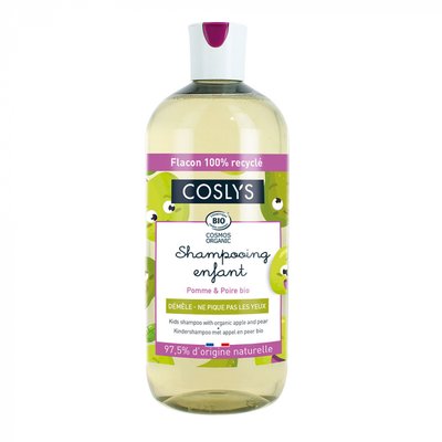 Shampoing enfant  pommes et poires bio  500 ml COSLYS
