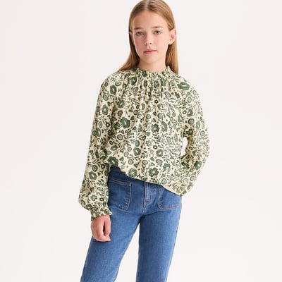 Chemise à manches longues, imprimé floral LA REDOUTE COLLECTIONS