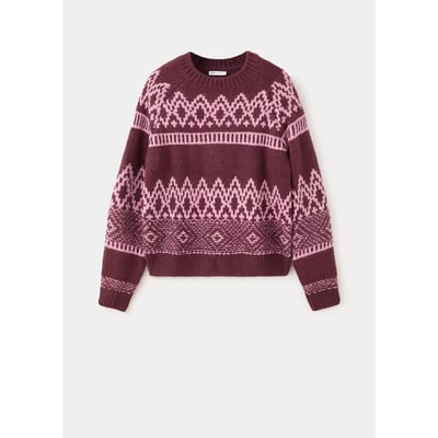 Pull-over motifs col rond MANGO TEEN