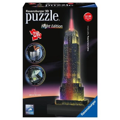 Puzzle 3D - Empire State Building - Édition nuit avec éclairage RAVENSBURGER