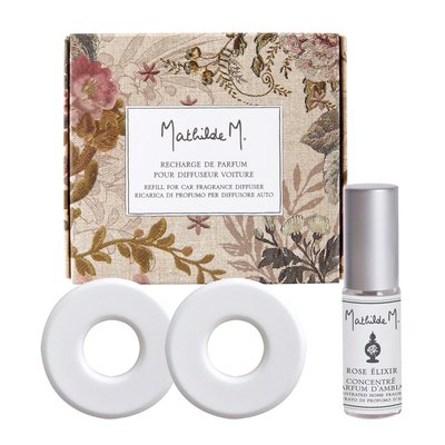 Recharge de parfum pour diffuseur de voiture Escapades Parfumées - Rose Élixir MATHILDE M