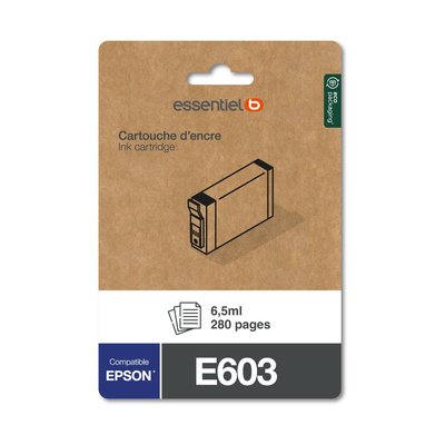 Cartouche d'encre E603 Noire ESSENTIEL B