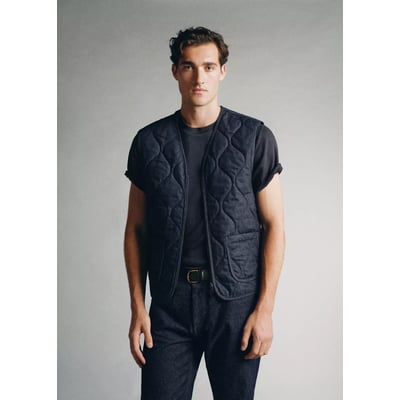 Gilet matelassé 100 % coton MANGO MAN