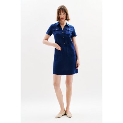 Robe droite en lin LAURE CAROLL