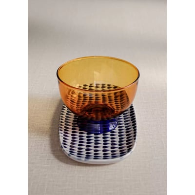 Bol en verre bicolore MANGO HOME
