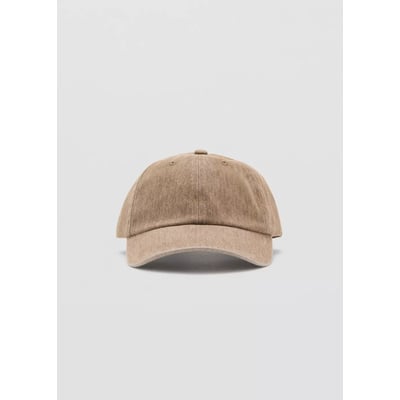 Casquette coton visière MANGO MAN