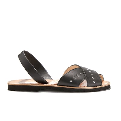 Sandales Plates Cuir De Vache Avarca Rock MINORQUINES