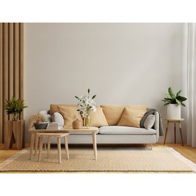 Hand Woven Boho Style Jute Mix Rug SO'HOME
