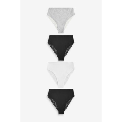 Culottes échancrées et coton, lot de 4 NEXT