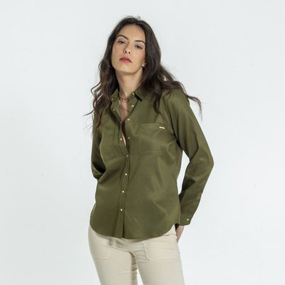 Chemisier femme kaki online