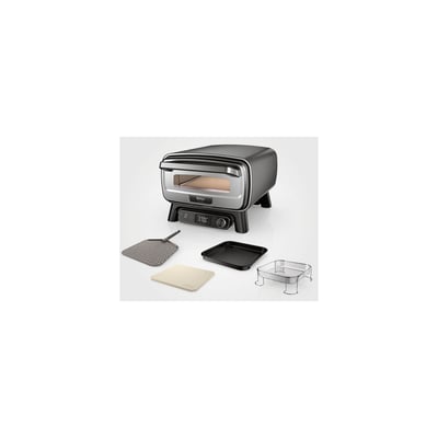 Four à pizza électrique MO201EU inox noir pizza 30 cm, fonction air fryer, thermostat digital NINJA