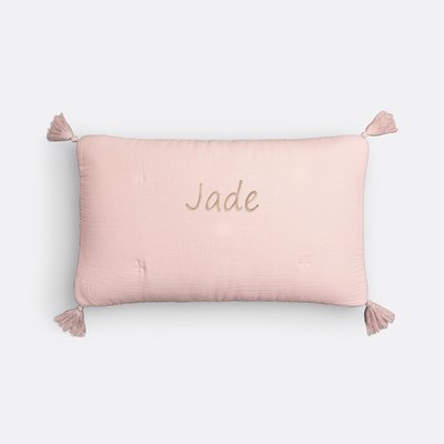 Housse coussin gaze de coton personnalisée Kumla LA REDOUTE INTERIEURS