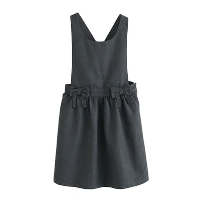 Robe chasuble d’école avec nœud à la taille NEXT