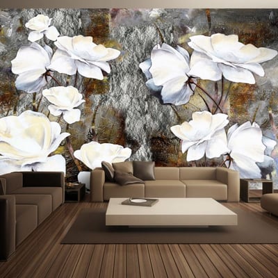 Papier peint intissé panoramique Fleurs Small gesture EDEN