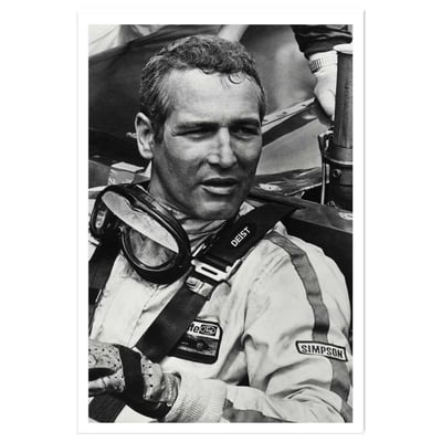 Affiche scène de film Paul Newman dans Indianapolis, 1969 HEXOA