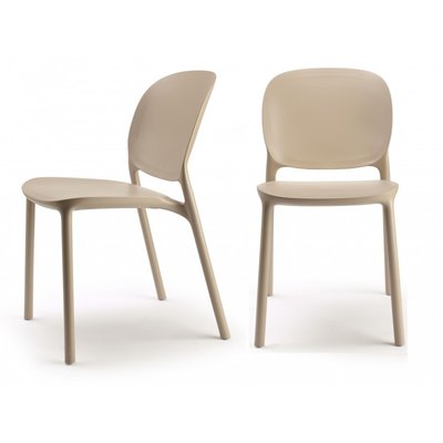 Chaise indoor / outdoor lot de 2 Hug SCAB DESIGN
