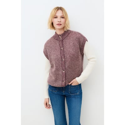 Gilet large col montant MICKY CAROLL