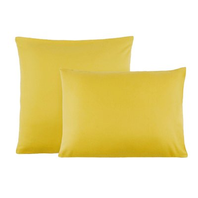 Lot de 2 taies d'oreillers coton jersey DOUCEUR LINANDELLE