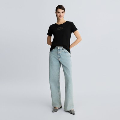 T-shirt avec logo et strass LIU JO