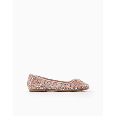 Ballerines en Résille avec Strass ZIPPY