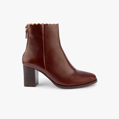 Bottine Cuir lisse GISELLE MAISON TOUFET