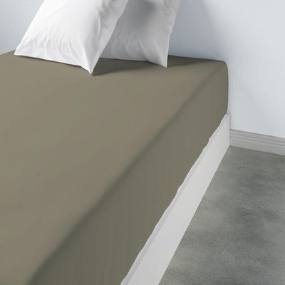 Drap housse coton bonnet 35 cm uni, Oli C DESIGN HOME TEXTILE