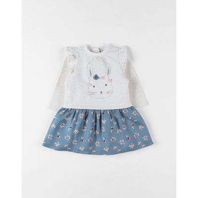 Robe bi-matière, lapin NOUKIE'S