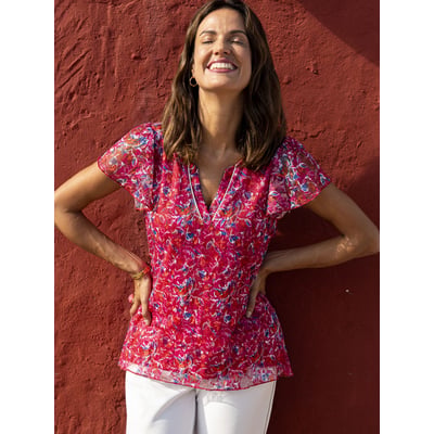 Tee-shirt maille dentelle DAXON