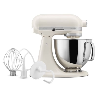 Robot pâtissier 5KSM125EPL Artisan Porcelaine,  4,8 L, bol avec poignée, 300 watts KITCHENAID