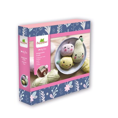 Kit de crochet Amigurumi Fruits SYCOMORE