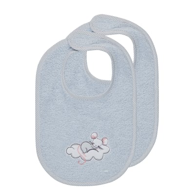 Lot de 2 bavoirs MOUSKY SENSEI MAISON