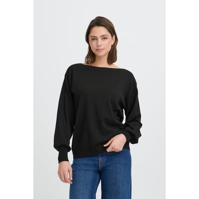 Pull en maille manches longues ICHI