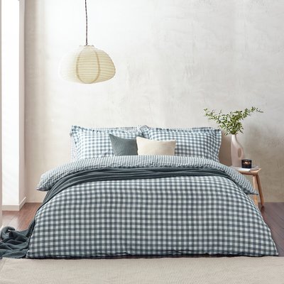 Barton Cotton Gingham Check Duvet Cover Set YARD