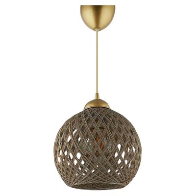 Suspension en plastique et coton chandelier HANAH HOME