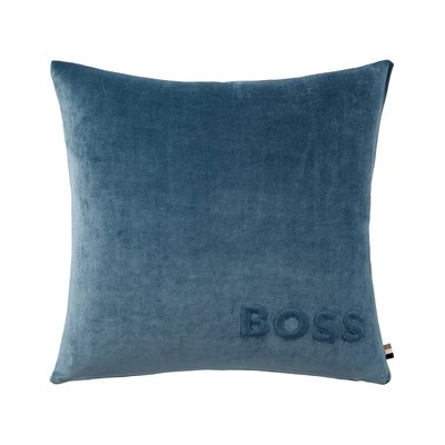 Housse de coussin en coton synthétique noir, BOLD LOGO BOSS HOME
