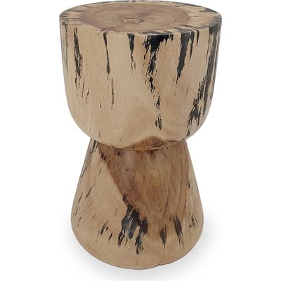 Tabouret en bois de suar, Selle chic RECOLLECTION