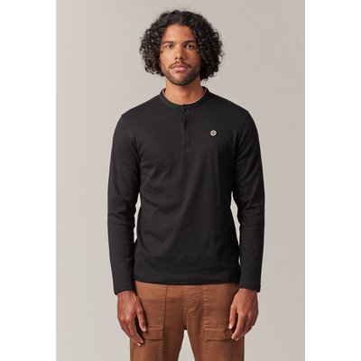 T shirt manche longue boutonne homme La Redoute