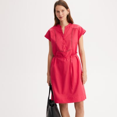 Robe droite, mi-longue, manches courtes ANNE WEYBURN