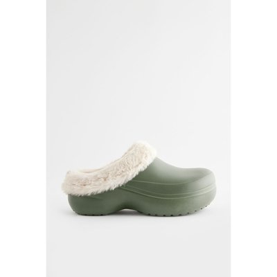 Chaussons style sabots doublés à plateforme NEXT