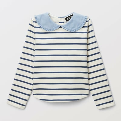 Sweat rayé en coton MONOPRIX